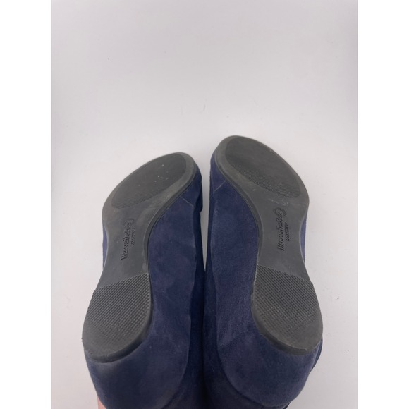 L'amour des pieds navy blue lace up ballet flats suede Bentham sz 7 comfort EUC - Picture 7 of 10